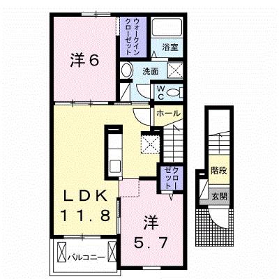 アルドール　アサヒ　Ⅰ 202【管理NO：1-022357701-02020】 ★家具家電は申し込み後に搬入しますの物件画像