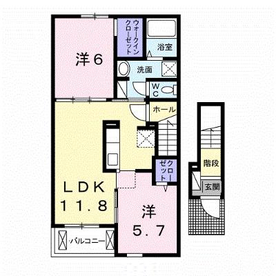 グレースガーデンⅠ 202【管理NO：1-021759901-02020】 ★家具家電は申し込み後に搬入しますの物件画像