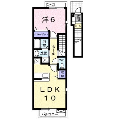 プリムローズＣ 201【管理NO：1-016741003-02010】 ★家具家電は申し込み後に搬入します 2026年08月上旬入居可能の物件画像