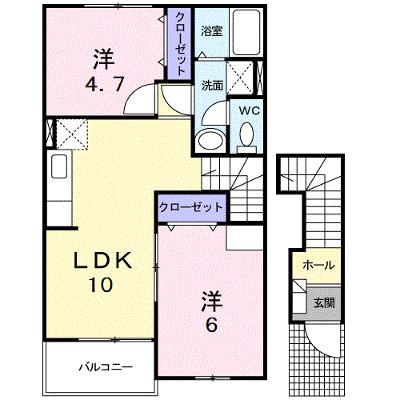 グリーンヒルズ姶良Ａ 202【管理NO：1-013049301-02020】の物件画像