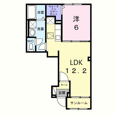 ベル・コリーヌⅡ 102【管理NO：1-026610102-01020】 ★家具家電は申し込み後に搬入します★ ★2026年10月上旬入居可能★の物件画像
