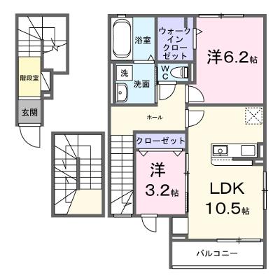 ベル・コリーヌⅠ 303【管理NO：1-026610101-03030】 ★家具家電は申し込み後に搬入します★ ★2026年10月上旬入居可能★の物件画像