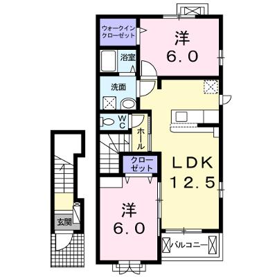 エスペランサⅡ 203【管理NO：1-022821902-02030】 ★家具家電は申し込み後に搬入しますの物件画像
