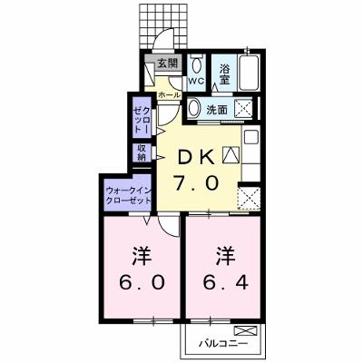 ローズガーデン　ＴＫ 102【管理NO：1-019709601-01020】 ★家具家電は申し込み後に搬入しますの物件画像