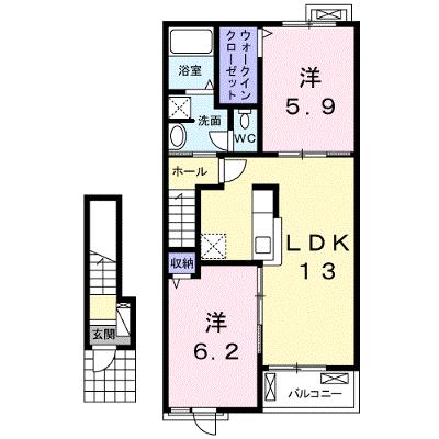 プラストサイド 202【管理NO：1-020663301-02020】 ★家具家電は申し込み後に搬入しますの物件画像
