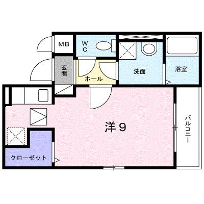 アンジュ今林 102【管理NO：1-018166101-01020】 ★家具家電は申し込み後に搬入しますの物件画像