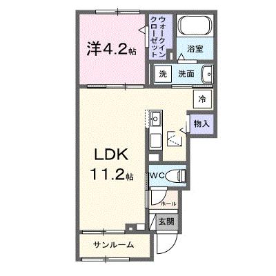 イノセントパーク 103【管理NO：1-028319301-01030】 2026年08月上旬入居可能の物件画像