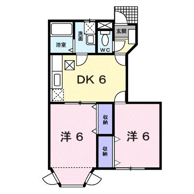 ローズ・フルール 102【管理NO：1-010916501-01020】 ★家具家電は申し込み後に搬入しますの物件画像