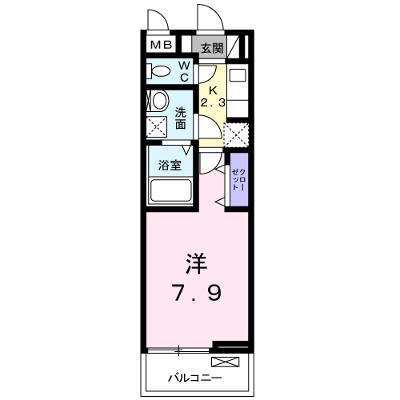 メゾン・ド・ラペ 302【管理NO：1-025290001-03020】 ★家具家電は申し込み後に搬入しますの物件画像