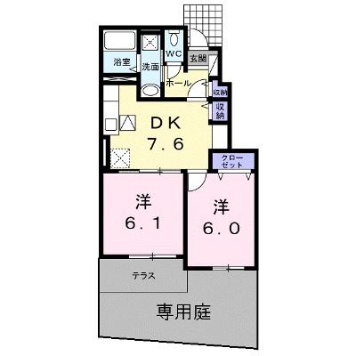 Ｃｏｔｔｏｎ　Ｒｏｓｅ　弐番館 103【管理NO：1-019667302-01030】 ★家具家電は申し込み後に搬入します 2026年08月中旬入居可能の物件画像