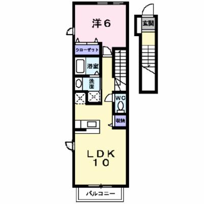 華（フラワー） 203【管理NO：1-011685001-02030】 ★家具家電は申し込み後に搬入します★の物件画像