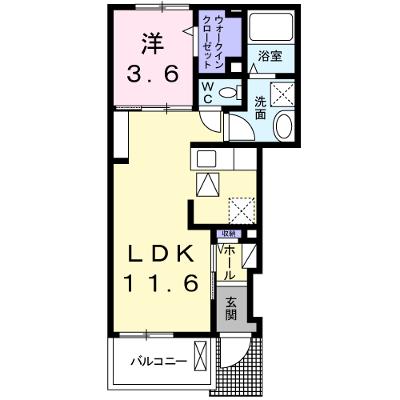 エレガント郡山 103【管理NO：1-022154601-01030】 ★家具家電は申し込み後に搬入します★ ★2026年08月下旬入居可能★の物件画像