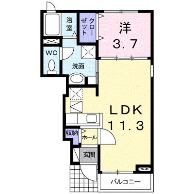 カーサ・ボニートＫ・Ⅱ 103【管理NO：1-018075802-01030】の物件画像