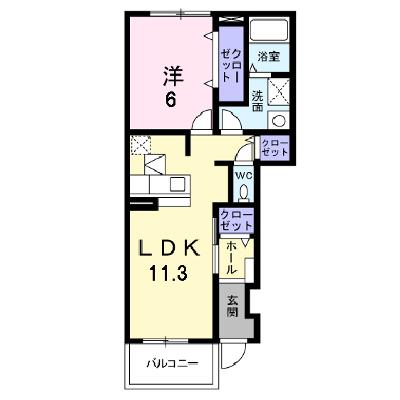 ブライトヒルズ 102【管理NO：1-014337401-01020】 ★家具家電は申し込み後に搬入します★の物件画像