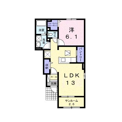 リーフ桜 106【管理NO：1-023138001-01050】 ★家具家電は申し込み後に搬入しますの物件画像