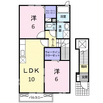 グランツオーヴェルⅡ 201【管理NO：1-015593302-02010】 ★家具家電は申し込み後に搬入しますの物件画像