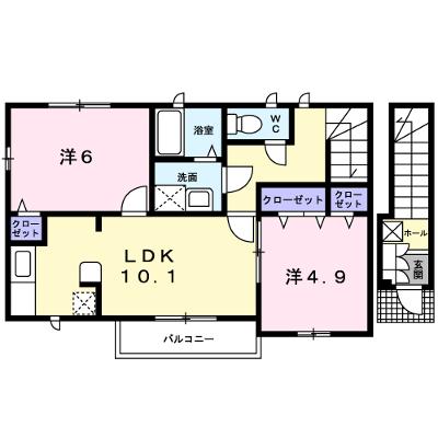 ラフィーネⅠ 201【管理NO：1-014478501-02010】 ★家具家電は申し込み後に搬入します★の物件画像