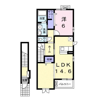 Ｖｉｌｌａ　Ｙ　Ⅴ 203【管理NO：1-022660102-02030】 ★家具家電は申し込み後に搬入しますの物件画像