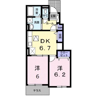 エステートⅢ 103【管理NO：1-022533901-01030】 ★家具家電は申し込み後に搬入しますの物件画像