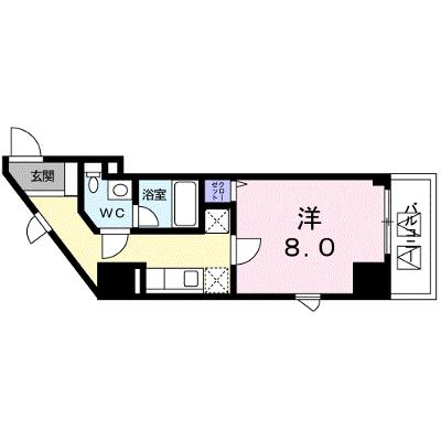 広尾ビューヒルズ 306【管理NO：1-015812301-03060】 ★家具家電は申し込み後に搬入します★の物件画像