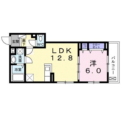 カーザ　オルト 203【管理NO：1-025353701-02030】 ★家具家電は申し込み後に搬入します 2026年07月下旬入居可能の物件画像