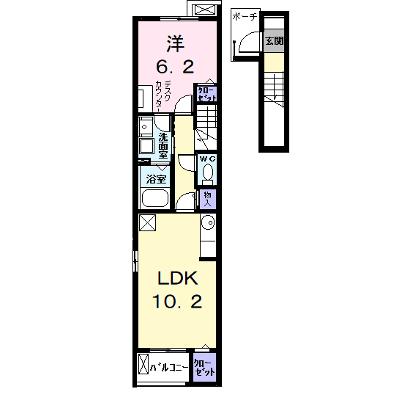 サザンカ　ガーデン 205【管理NO：1-027754601-02040】 ★家具家電は申し込み後に搬入しますの物件画像