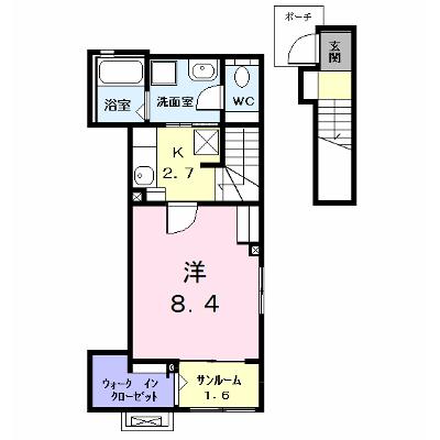 メゾン　ピアストリー 201【管理NO：1-027609801-02010】 ★家具家電は申し込み後に搬入します 2026年07月中旬入居可能の物件画像