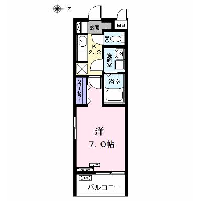 ＣＲＡＮＥ（クレイン） 203【管理NO：1-026296401-02030】 ★家具家電は申し込み後に搬入します 2026年07月下旬入居可能の物件画像