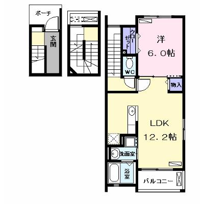 Ｄｕｅ　Ｈａｐｐｉｎｅｓｓ 301【管理NO：1-021695001-03010】 ★家具家電は申し込み後に搬入します 2026年07月中旬入居可能の物件画像