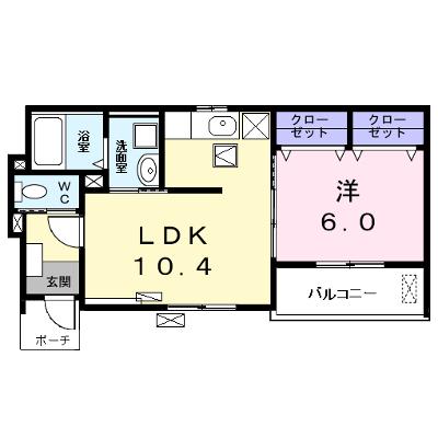 ガーデンスクエア佐藤　Ｄ 102【管理NO：1-021363101-01020】の物件画像