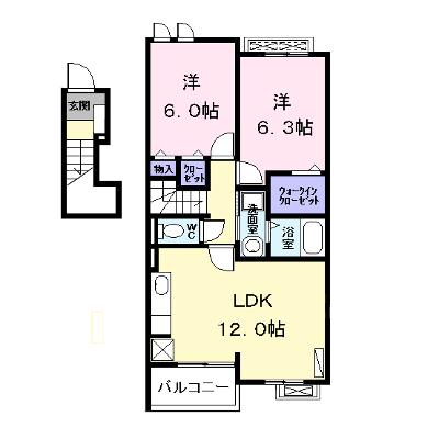 メゾン・ド・ソレーユⅡＢ 202【管理NO：1-017769502-02020】 ★家具家電は申し込み後に搬入します 2026年07月中旬入居可能の物件画像