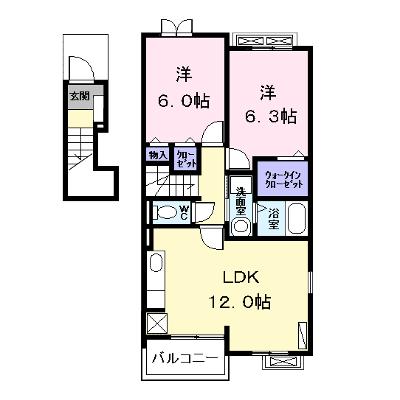 メゾン・ド・ソレーユⅡＢ 201【管理NO：1-017769502-02010】 ★家具家電は申し込み後に搬入します★の物件画像
