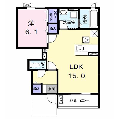 Ｌｅ　ｒｅｖｅ（ルレーブ） 102【管理NO：1-027480701-01020】 ★家具家電は申し込み後に搬入します★の物件画像