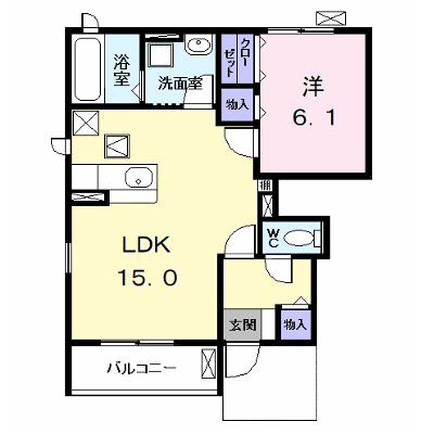 Ｌｅ　ｒｅｖｅ（ルレーブ） 101【管理NO：1-027480701-01010】の物件画像