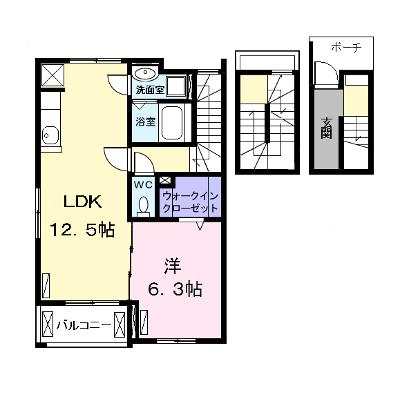 レッド・リーブスⅧ 301【管理NO：1-024066501-03010】 2026年07月中旬入居可能の物件画像