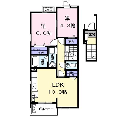 ベル・カーサ 202【管理NO：1-022176201-02020】 ★家具家電は申し込み後に搬入しますの物件画像