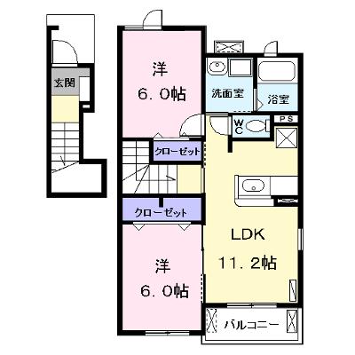 ポン　ド　トロワ　Ａ 201【管理NO：1-017545201-02010】 ★家具家電は申し込み後に搬入しますの物件画像