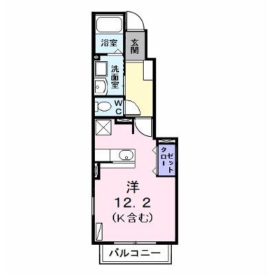 フラン大治 103【管理NO：1-014699401-01030】 ★家具家電は申し込み後に搬入します 2026年08月中旬入居可能の物件画像