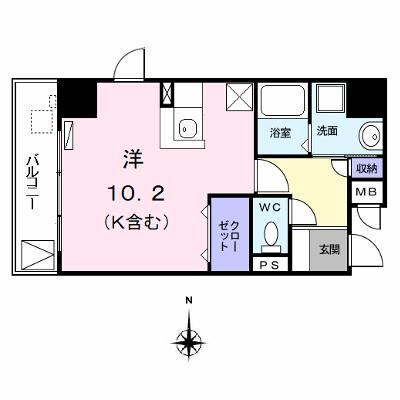 ベル　アンジュ 602【管理NO：1-013508401-06020】 ★家具家電は申し込み後に搬入しますの物件画像