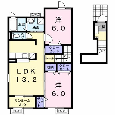 セントラル　ハーモニーⅠ 204【管理NO：1-015036801-02040】 ★家具家電は申し込み後に搬入します★の物件画像