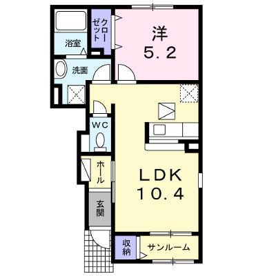 モデルノ　カステロ　ドゥーエ 103【管理NO：1-017260201-01030】 ★家具家電は申し込み後に搬入します 2026年08月上旬入居可能の物件画像