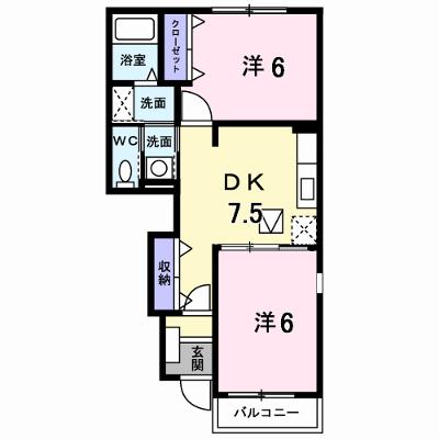 アルモニー　スクエアＡ 104【管理NO：1-015050601-01040】 ★家具家電は申し込み後に搬入しますの物件画像