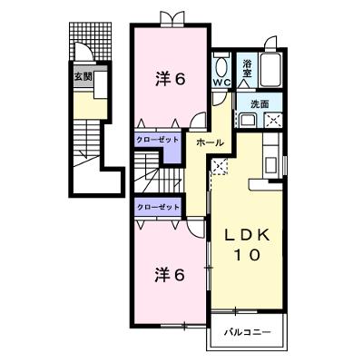 カノン　Ｂ 201【管理NO：1-014500002-02010】 ★家具家電は申し込み後に搬入します★の物件画像