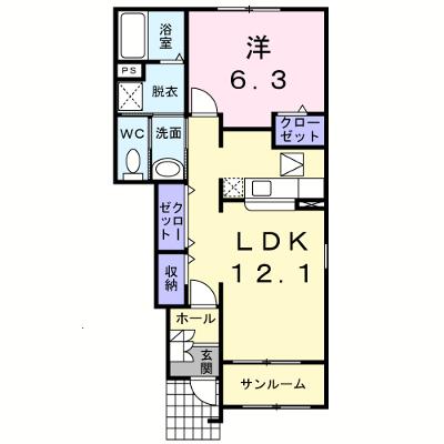 フリーデ石井Ⅰ 102【管理NO：1-014097701-01020】 ★家具家電は申し込み後に搬入します★の物件画像