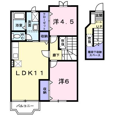 ウィステリアⅠ 202【管理NO：1-012062001-02020】の物件画像