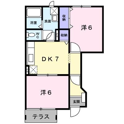 エルムＢ 101【管理NO：1-007312702-01010】 ★家具家電は申し込み後に搬入しますの物件画像
