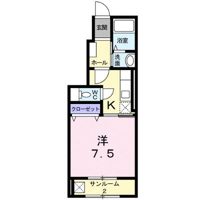 カーサ・フェリーチェ 101【管理NO：1-017791601-01010】 ★家具家電は申し込み後に搬入しますの物件画像