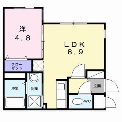 ＬＵＮＡ　ＣＬＡＲＩＳ　菊水 402【管理NO：1-099472801-04020】 ★家具家電は申し込み後に搬入します 2026年09月中旬入居可能の物件画像