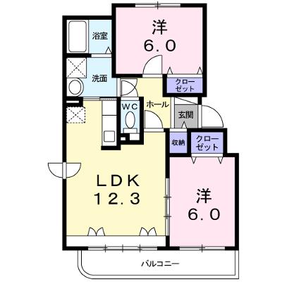 カルム・桜Ⅰ 303【管理NO：1-012844501-03030】 ★家具家電は申し込み後に搬入します 2026年09月中旬入居可能の物件画像