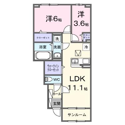 ブリーズガーデン 103【管理NO：1-028715801-01030】 ★家具家電は申し込み後に搬入します 2026年11月上旬入居可能の物件画像
